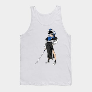 Astronaut katana Girl Tank Top